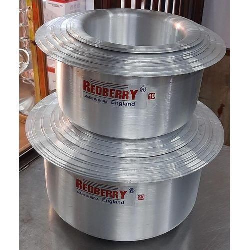 CLEARANCE OFFER Redberry 12 Pcs Heavy Alluminium Sufurias silver
