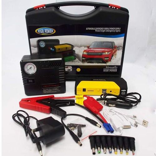 CLEARANCE OFFER 2 IN 1 Portable Car Jump Starter Kit With Tyre Inflator / Air Compressor