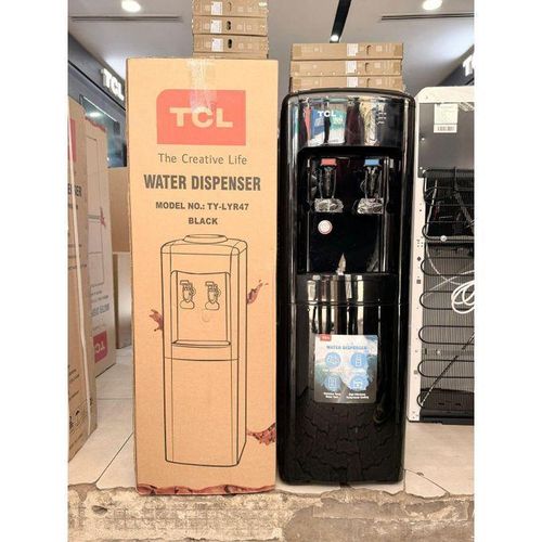 CLEARANCE OFFER TCL Hot & Cold Water Dispenser – Black, Top Load, Compressor Cooling