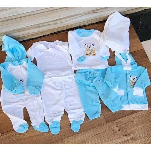 CLEARANCE OFFER 8-Piece Unisex Newborn Baby Clothing Set - 100% Cotton