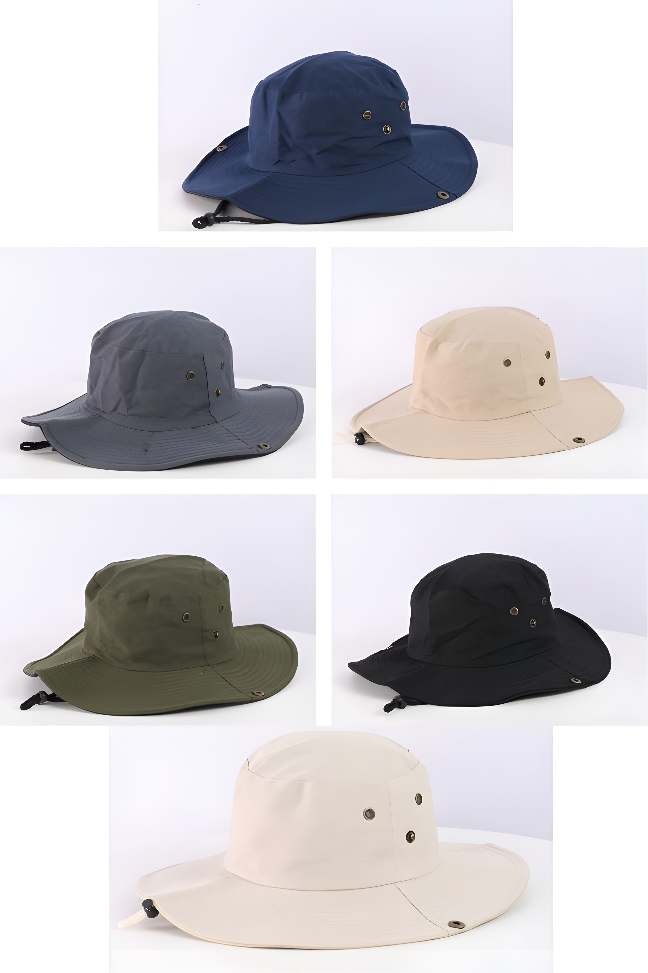 Men’s Safari Hat – Wide Brim Sun Protection Cap | Outdoor Hiking, Fishing & Travel Hat (Breathable & Lightweight)