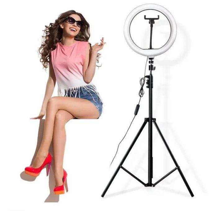 4in1 Ring Light 10 Inch +2.1M Tripod Stand For Tiktok Youtube large LED lamp 26 cm Ringlight photographic makeup selfie led lighting-Instagram live streaming long vlogging kit