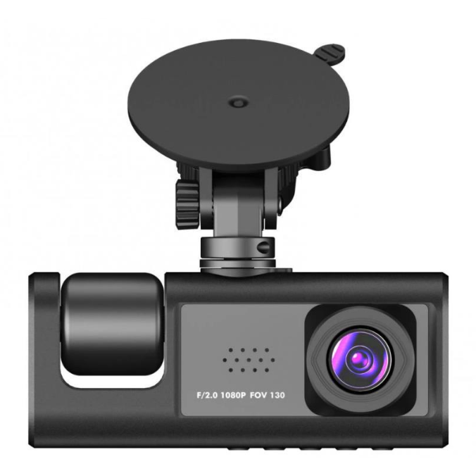 Full HD 3 in 1 Advanced Dash Camera (Front, Inside and Rear) View Camera 1296P Dash Cam for Cars WiFi Car DVR Camera for Vehicle Video Recorder Dual Lens Dashcam Black Box Traffic 24H Parking Monitor