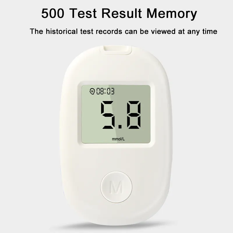 Blood Glucose Monitoring Kit –Glucometer+ 50 Test Strips + 50 Lancet & Lancing Device- Accurate for Instant Results Daily Diabetes Control, Fast Results Monitor