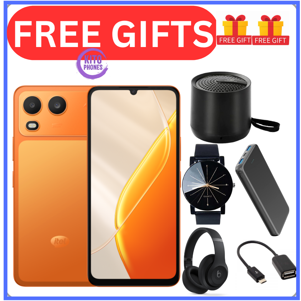 !!BRAND NEW ITEL A200 128GB ROM+8GB(3+5GB) EXTENDED RAM 6.75" Dual SIM 4G Network 13MP Camera+ 5MP SELFIE 15W Charging 5000mAh Battery Android 15 Fingerprint Unlock Smart Phones