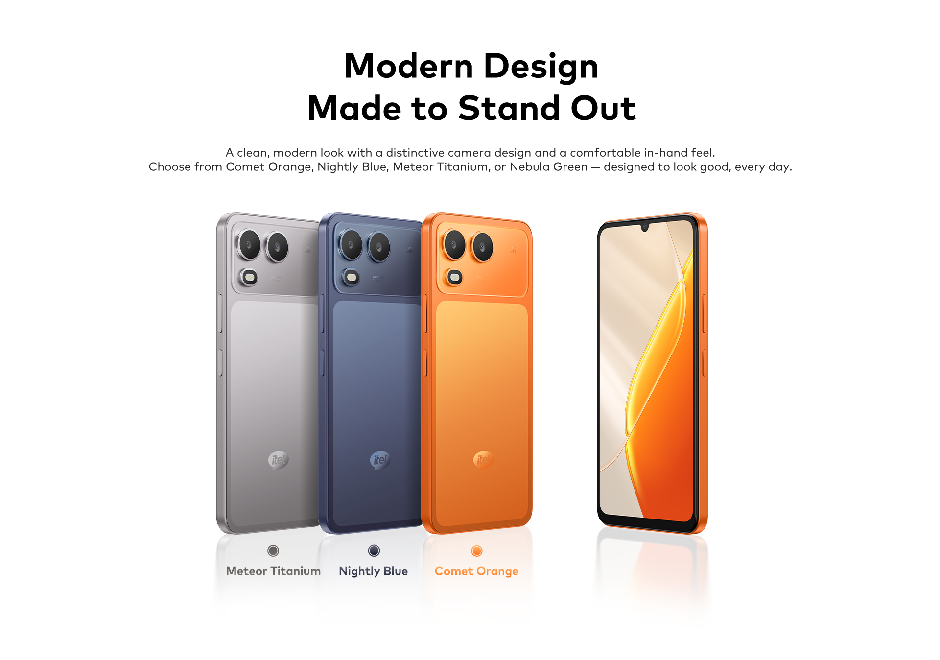 !!BRAND NEW ITEL A200 128GB ROM+8GB(3+5GB) EXTENDED RAM 6.75" Dual SIM 4G Network 13MP Camera+ 5MP SELFIE 15W Charging 5000mAh Battery Android 15 Fingerprint Unlock Smart Phones