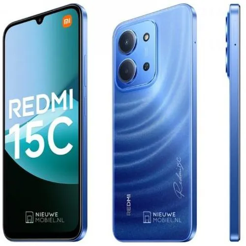 (NEW ARRIVAL!!)REDMI 15C 256GB Storage 8GB (4+4) EXTENDED Ram 6.9'' LCD 50MP Main Camera +8MP SELFIE 6000mAh BATTERY CAPACITY 33W Fast Charger Android 15 Xiaomi Hyper OS 2 Side Fingerprint Smartphones