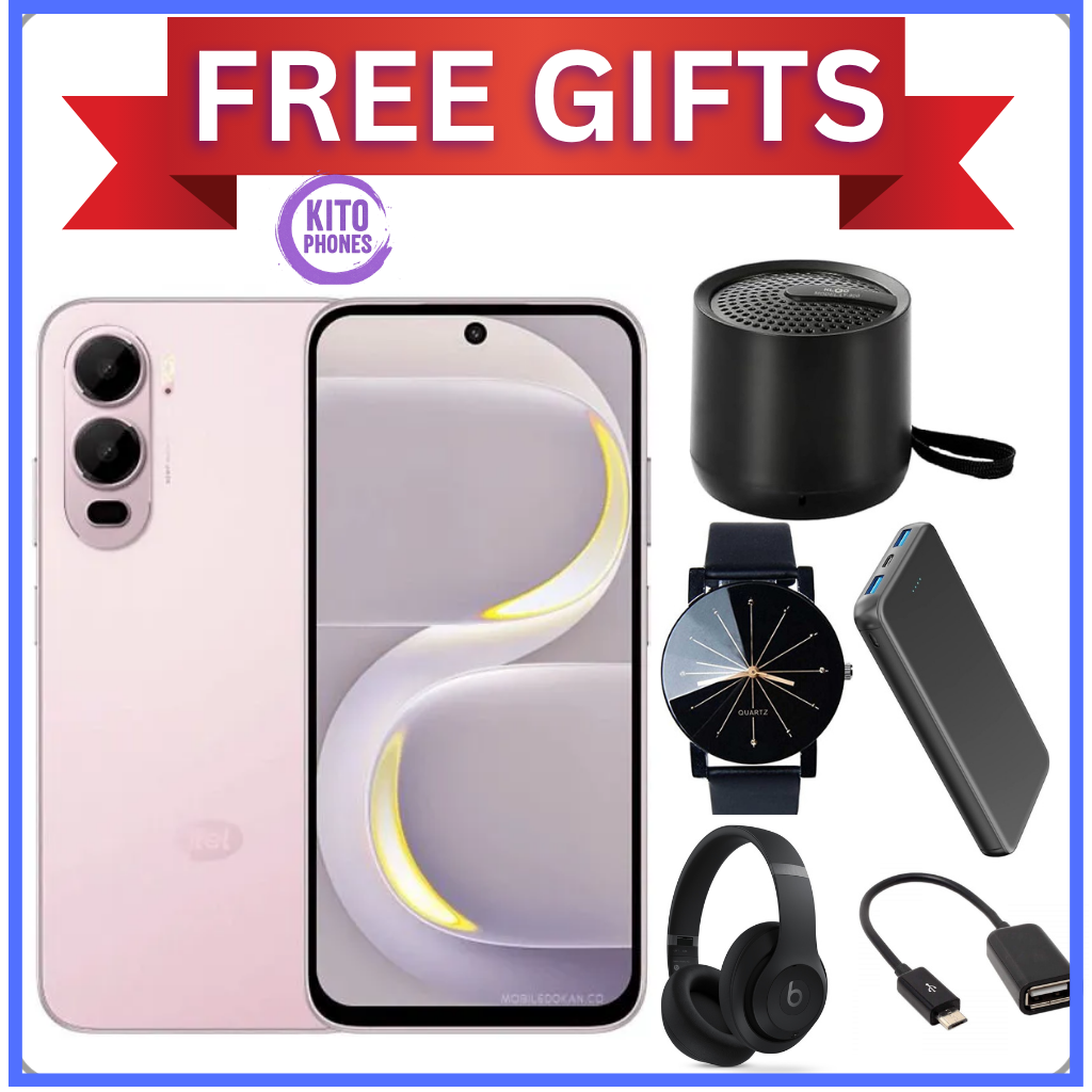 BRAND NEW itel CITY 200 128GB ROM+8GB(4+4GB) EXTENDED RAM 6.78" Dual SIM 4G Network 50MP Camera+ 8MP SELFIE 18W Charging 5200mAh Battery Android 15 Fingerprint Unlock Smart Phones +FREE