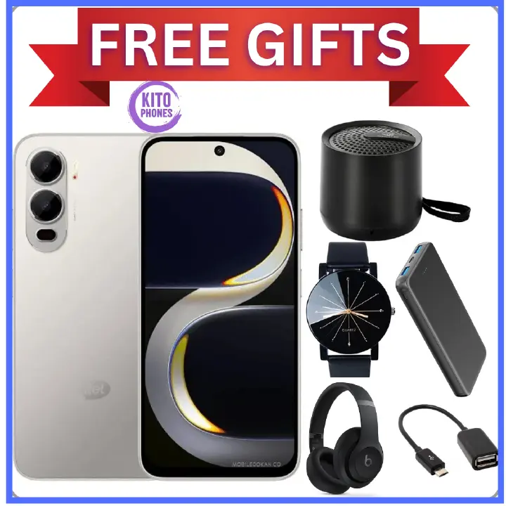 BRAND NEW itel CITY 200 128GB ROM+8GB(4+4GB) EXTENDED RAM 6.78" Dual SIM 4G Network 50MP Camera+ 8MP SELFIE 18W Charging 5200mAh Battery Android 15 Fingerprint Unlock Smart Phones +FREE