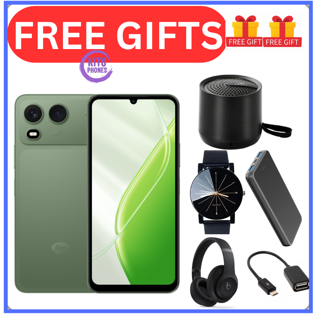 !!BRAND NEW ITEL A200 128GB ROM+8GB(3+5GB) EXTENDED RAM 6.75" Dual SIM 4G Network 13MP Camera+ 5MP SELFIE 15W Charging 5000mAh Battery Android 15 Fingerprint Unlock Smart Phones