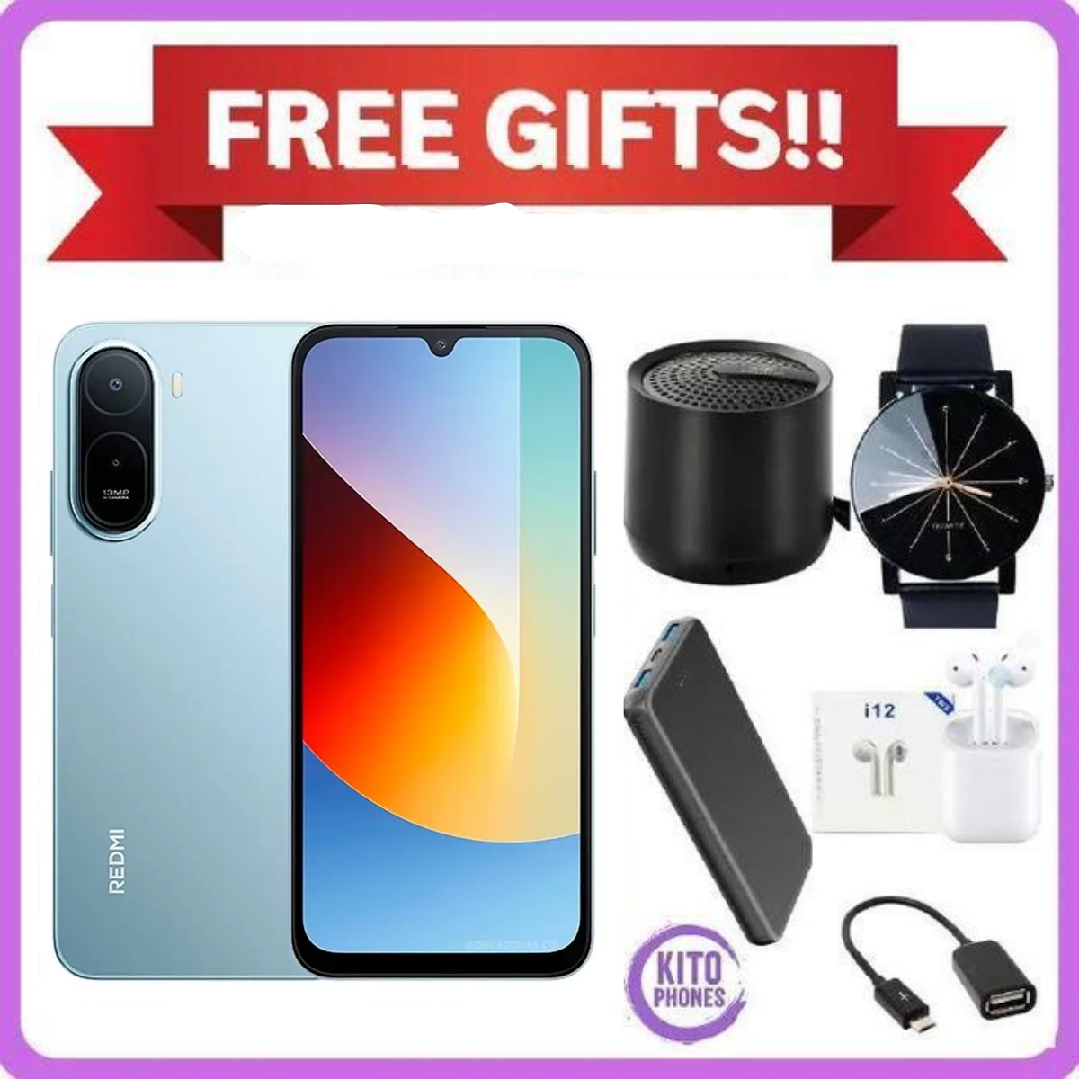 !!BRAND NEW XIAOMI REDMI A7 PRO, 4GB RAM + 64GB ROM STORAGE, 6.9" SCREEN SIZE 13MP CAMERA+8MP SELFIE 6000mAh BATTERY, ANDROID 16, IPS LCD, 120Hz, Unisoc T7250,
