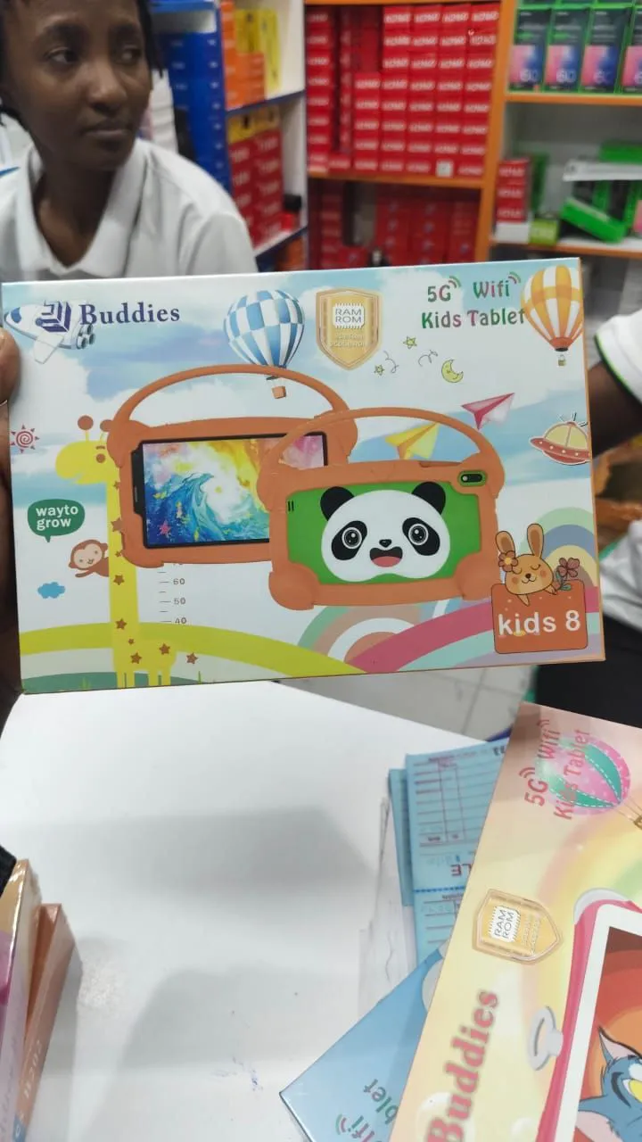 {NEW ARRIVALS!!} BUDDIES KIDS 8 STUDY 5G WIFI TABLETS RAM 8GB,ROM 256GB With BOTH SIM CARD SLOT AND MEMORY CARD SLOT+FREE GIFTS(SPEAKER+HEADPHONES+FLASH DISK)