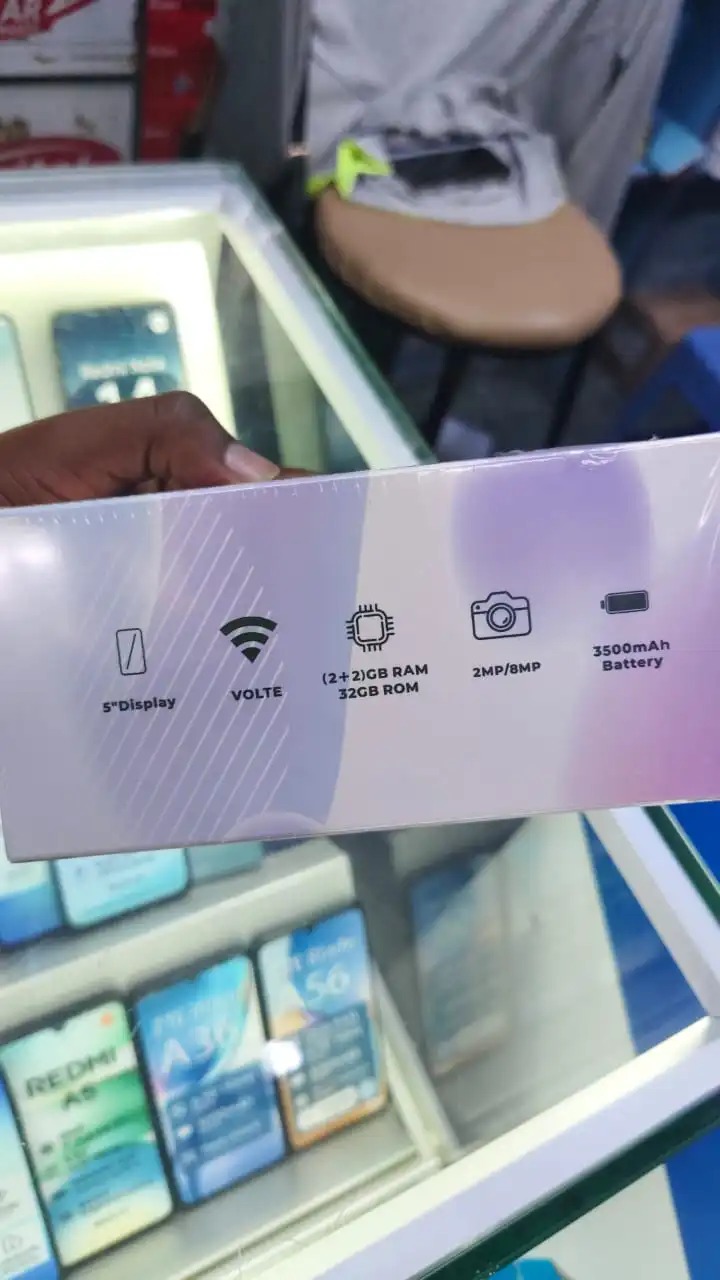 [BRAND NEW !!] SAFARICOM Neon Smarta 2 - (2+2)GB RAM - 32GB ROM 5.0inch display - Dual SIM 5.0inch display 8MP rear camera 2.0 selfie 3500 mAh battery octacore smartphones +FREE GIFTS JUST FOR YOU