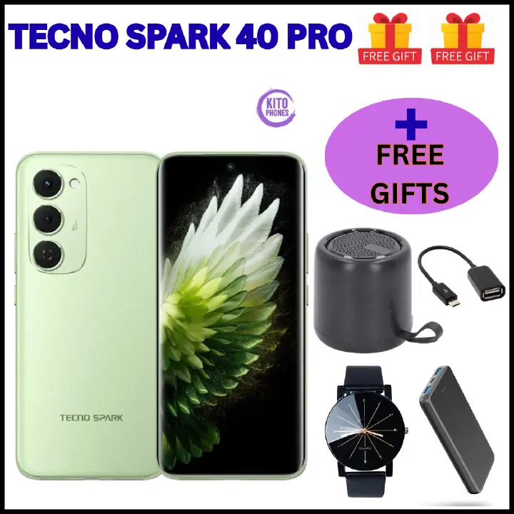 [NEW ARRIVAL!!] Tecno Spark 40 PRO 128GB ROM+ 8GB RAM 6.78'' AMOLED SCREEN 50MP Camera +13MP SELFIE CAMERA 5200 MAh BATTERY CAPACITY 45W Fast charging ANDROID 15 SMARTPHONE+FRE GIFTS JUST FOR YOU