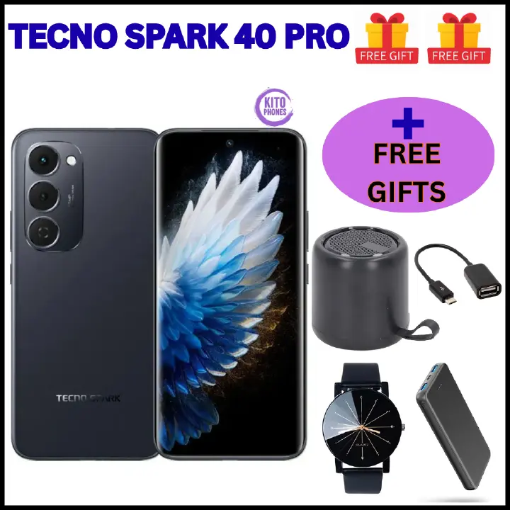 [NEW ARRIVAL!!] Tecno Spark 40 PRO 128GB ROM+ 8GB RAM 6.78'' AMOLED SCREEN 50MP Camera +13MP SELFIE CAMERA 5200 MAh BATTERY CAPACITY 45W Fast charging ANDROID 15 SMARTPHONE+FRE GIFTS JUST FOR YOU