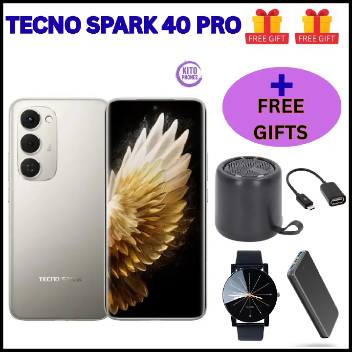 [NEW ARRIVAL!!] Tecno Spark 40 PRO 128GB ROM+ 8GB RAM 6.78'' AMOLED SCREEN 50MP Camera +13MP SELFIE CAMERA 5200 MAh BATTERY CAPACITY 45W Fast charging ANDROID 15 SMARTPHONE+FRE GIFTS JUST FOR YOU