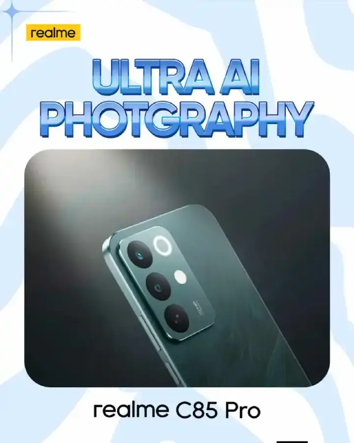 {New Arrivals!!} Realme C85 Pro AI phone 256GB+8GB 6.8'' 120Hz AMOLED 7000mAh 45W Titan Battery IP69 PR0 Water Resistance 50MP Android 15 Type-C Dual Sim Smart Phones Fingerprint Unlock SMARTPHONES