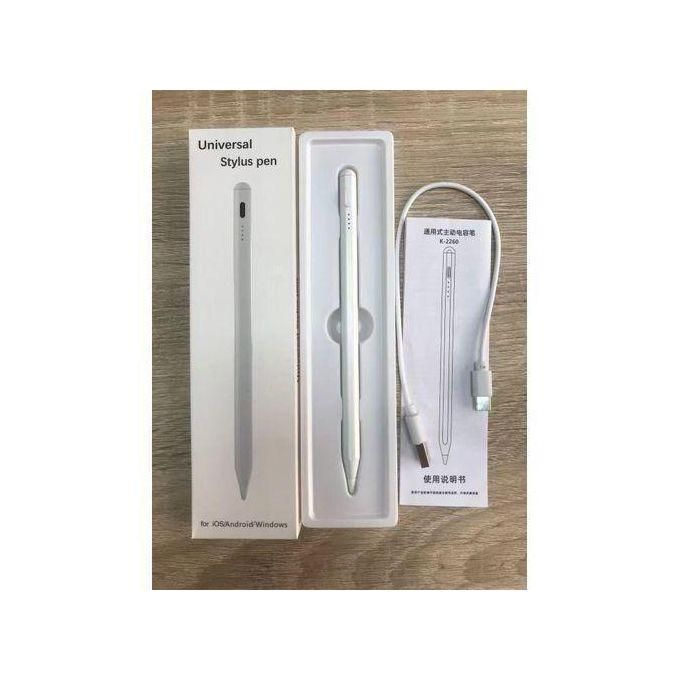 Stylus Pens for Touch Screens, Universal Fine Point iPad Pencil with Magnetic Adsorption Compatible with iPhone/iPad/Samsung/Android/Tablet & Other Touch Screens White