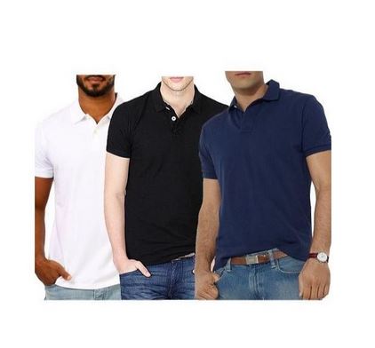 100% Heavy Duty T-shirt Cotton Men Polo Tshirt