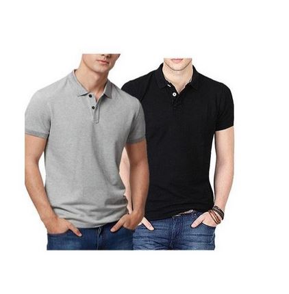 100% Heavy Duty T-shirt Cotton Men Polo Tshirt