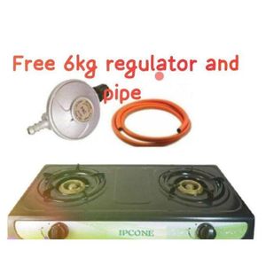 😋😋IPCONE Auto Ignition Table Top Stainless Steel 2 Burner Gas Cooker Plus 6kg Regulator And Pipe.Auto Ignition
Durable
Saves Energy
Easy to use
Table Top Gas stove, double Burner