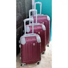 3-in-1 Luxurious Fibre Suitcase Briefcase Travel Bag Multi-Function Convertible Travel Luggage Set Durable Hard Fibre Shell Spacious Interior Elegant Executive Design for Business Travel Office Use an