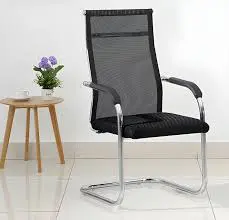 Executive Secretarial Office Chair Ergonomic Mid Back Swivel Chair Adjustable Height Padded Seat Cushion Lumbar Support Smooth Mobility Wheels Comfortable Office Chair for Home Office Reception and Wo