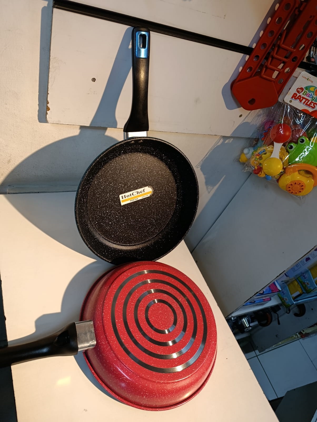 Nonstick Granite Hot Chef Heavy Duty Deep Frying Pan 28CM  Premium Cookware With Amazing Stir Fry Power, Stylish Design & Confident Everyday Kitchen Comfort (Induction, Electric & Gas Ready)