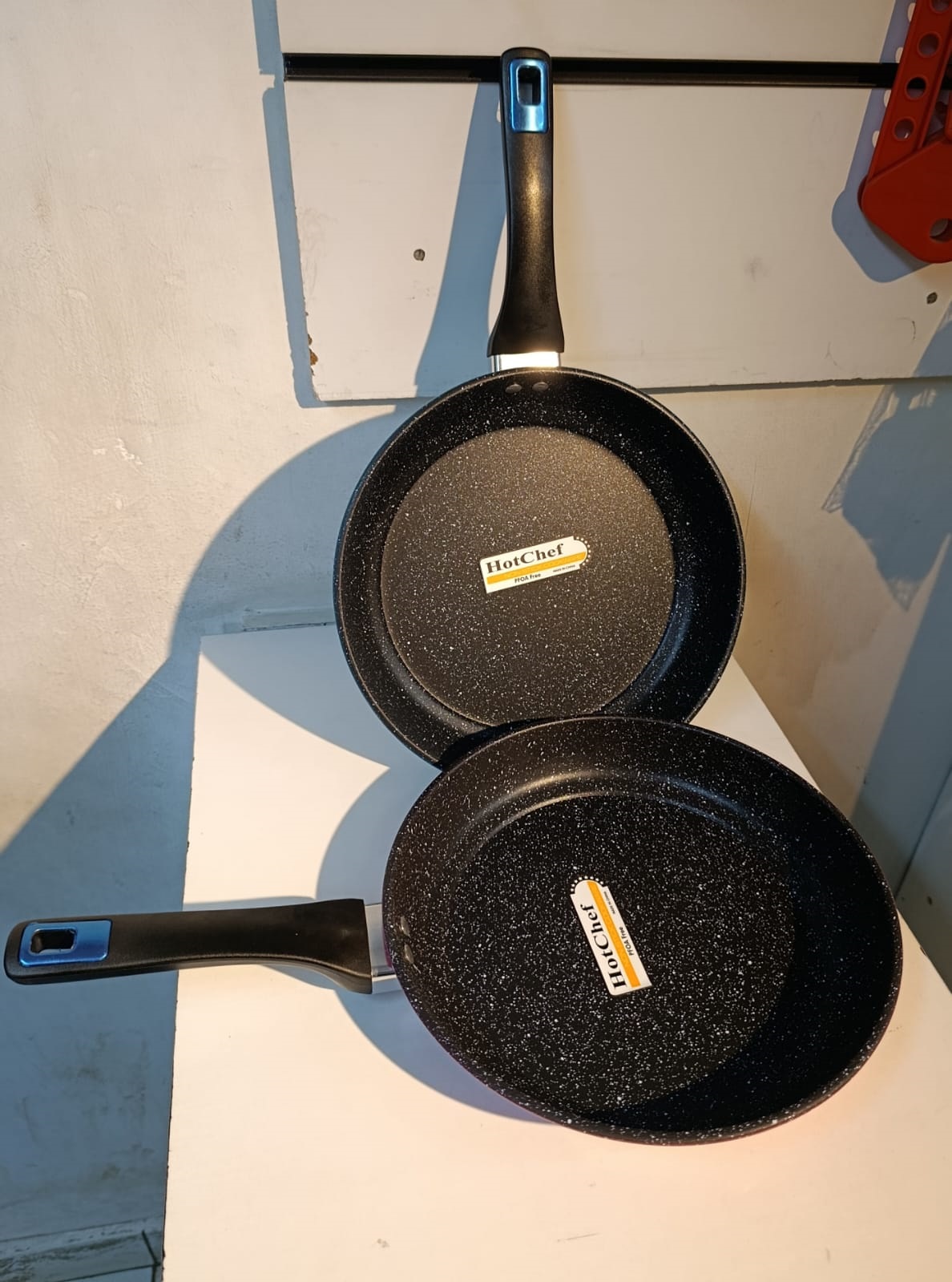 Nonstick Granite Hot Chef Heavy Duty Deep Frying Pan 28CM  Premium Cookware With Amazing Stir Fry Power, Stylish Design & Confident Everyday Kitchen Comfort (Induction, Electric & Gas Ready)