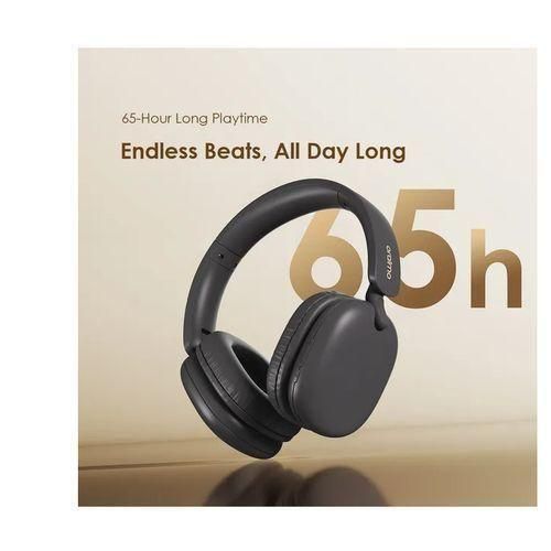 Oraimo BoomPop Lite Wireless Headphones 65H Battery, ENC Noise Cancellation, Bluetooth 5.3, Deep Bass, Foldable Design, Dual Device, Low Latency Gaming Headphones Kenya
