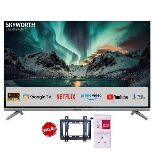 Skyworth 43G6500G 43 Inch 4K UHD Smart Android TV Frameless | Google TV, WiFi, Netflix, YouTube, Chromecast, Google Assistant, Dolby Audio LED TV Kenya
