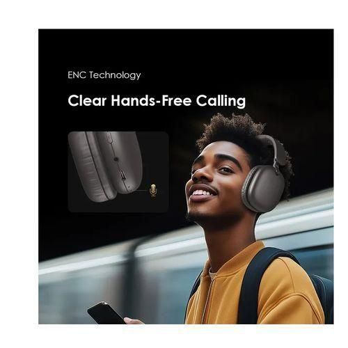 Oraimo BoomPop Lite Wireless Headphones 65H Battery, ENC Noise Cancellation, Bluetooth 5.3, Deep Bass, Foldable Design, Dual Device, Low Latency Gaming Headphones Kenya