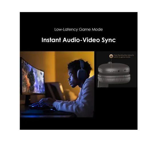 Oraimo BoomPop Lite Wireless Headphones 65H Battery, ENC Noise Cancellation, Bluetooth 5.3, Deep Bass, Foldable Design, Dual Device, Low Latency Gaming Headphones Kenya