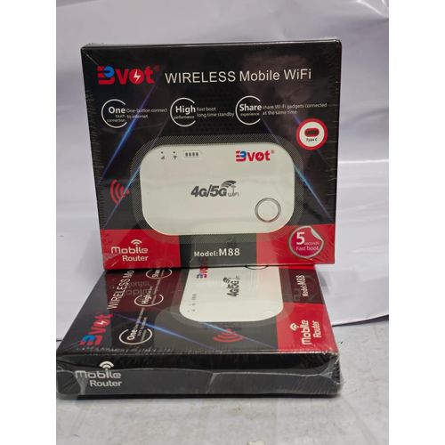 BVOT Universal 4G/5G Portable Pocket Wifi Hotspot Mifi – Fast Mobile Data Connection for Airtel, Safaricom, and Telkom