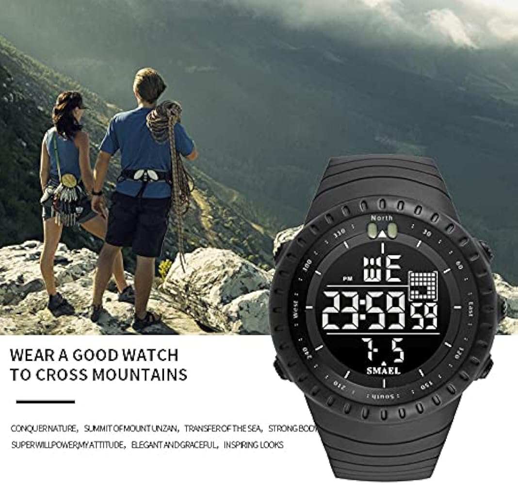 5.11 Tactical DIGITAL MENS WOMEN WRISTWATCH WATERPROOF SPORT WATCH ANALOG WATCH Waterproof design suitable for various sports activities.Features include a durable resin strap and scratch-resistant .