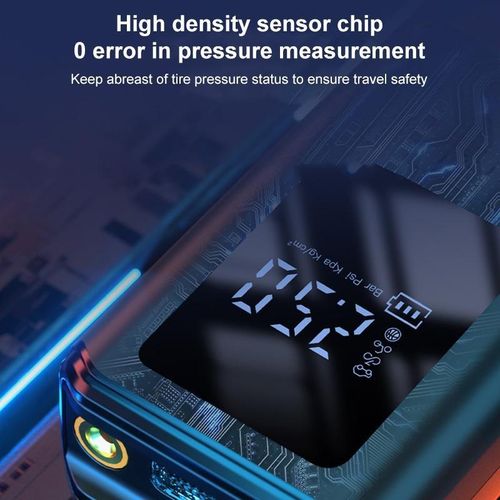 Portable Electric Tire Inflator – Wireless Mini Car Air Pump with Self-Propelled Inflation & Rechargeable Battery its self-propelled inflation technology, it quickly pumps air into your tires, balls.