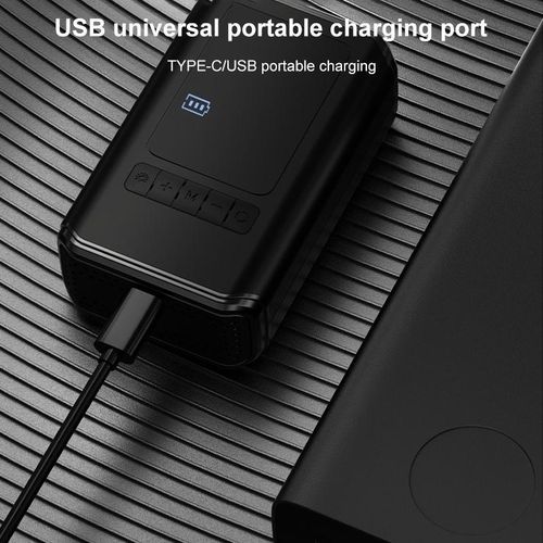 Portable Electric Tire Inflator – Wireless Mini Car Air Pump with Self-Propelled Inflation & Rechargeable Battery its self-propelled inflation technology, it quickly pumps air into your tires, balls.