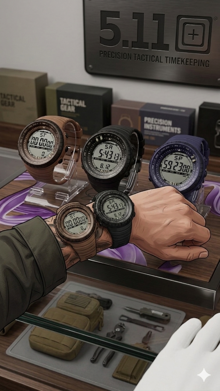 5.11 Tactical DIGITAL MENS WOMEN WRISTWATCH WATERPROOF SPORT WATCH ANALOG WATCH Waterproof design suitable for various sports activities.Features include a durable resin strap and scratch-resistant .