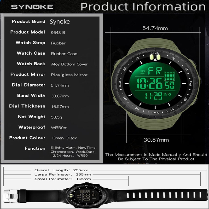 5.11 Tactical DIGITAL MENS WOMEN WRISTWATCH WATERPROOF SPORT WATCH ANALOG WATCH Waterproof design suitable for various sports activities.Features include a durable resin strap and scratch-resistant .