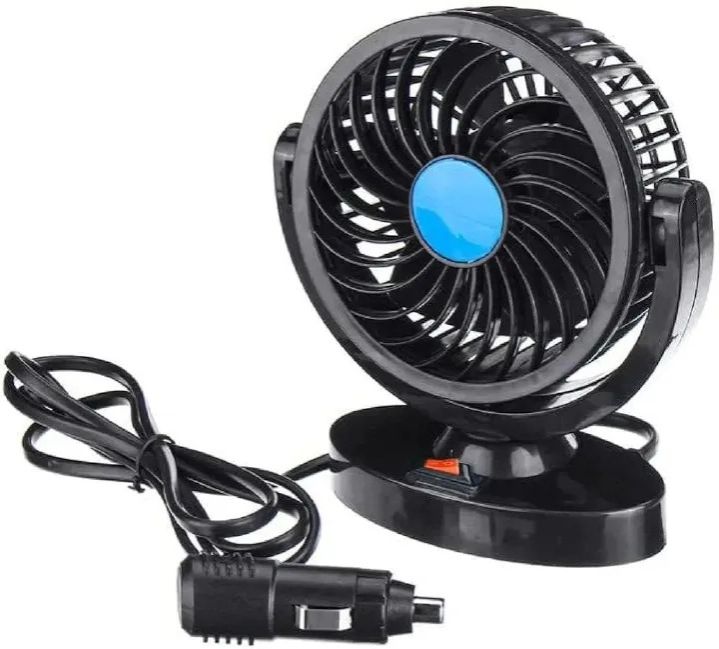 12V DC Electric Car Single Head Fan for Dashboad 360 Degree Rotatable Car Auto Powerful Cooling Air Fan, adjustable car air cooler car fan covers all areas of your car,to let the air coolness be cover