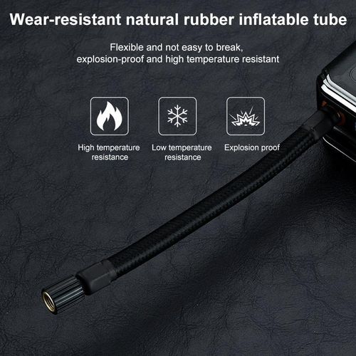 Portable Electric Tire Inflator – Wireless Mini Car Air Pump with Self-Propelled Inflation & Rechargeable Battery its self-propelled inflation technology, it quickly pumps air into your tires, balls.