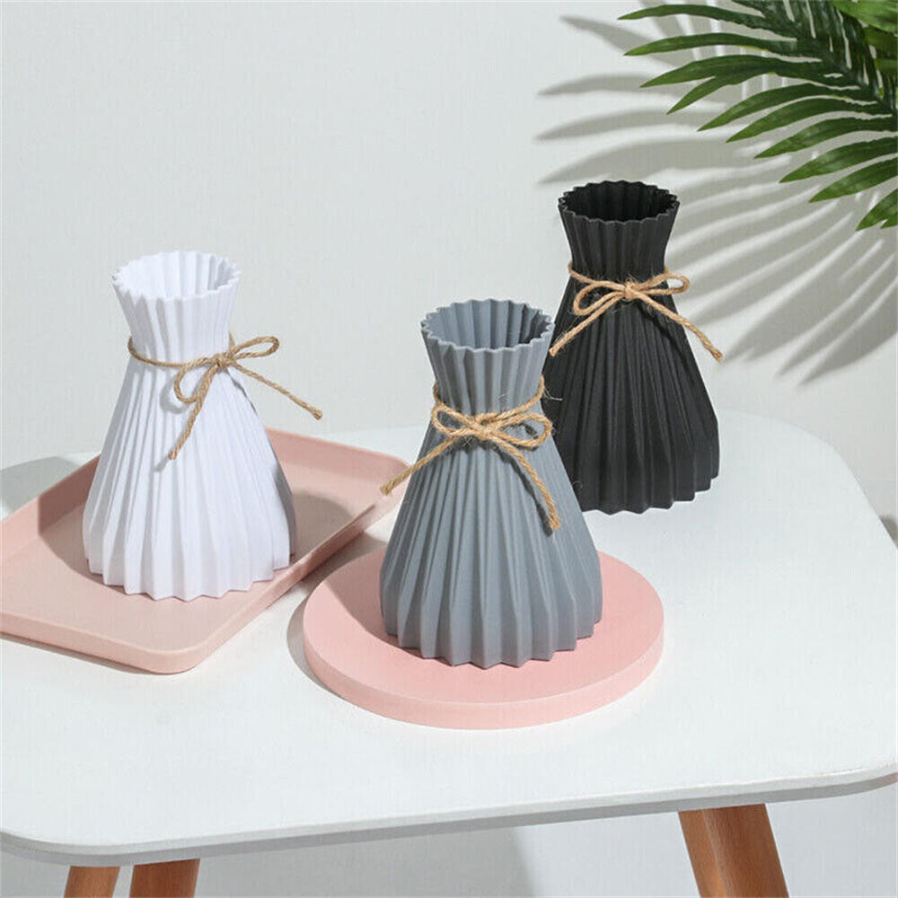Unbreakable Nordic Flower Vase – Modern Plastic Flower Vase Decor Ideal for fresh or artificial flowers, this vase enhances living rooms, bedrooms, offices,shelves,wedding décor,or event centerpieces.