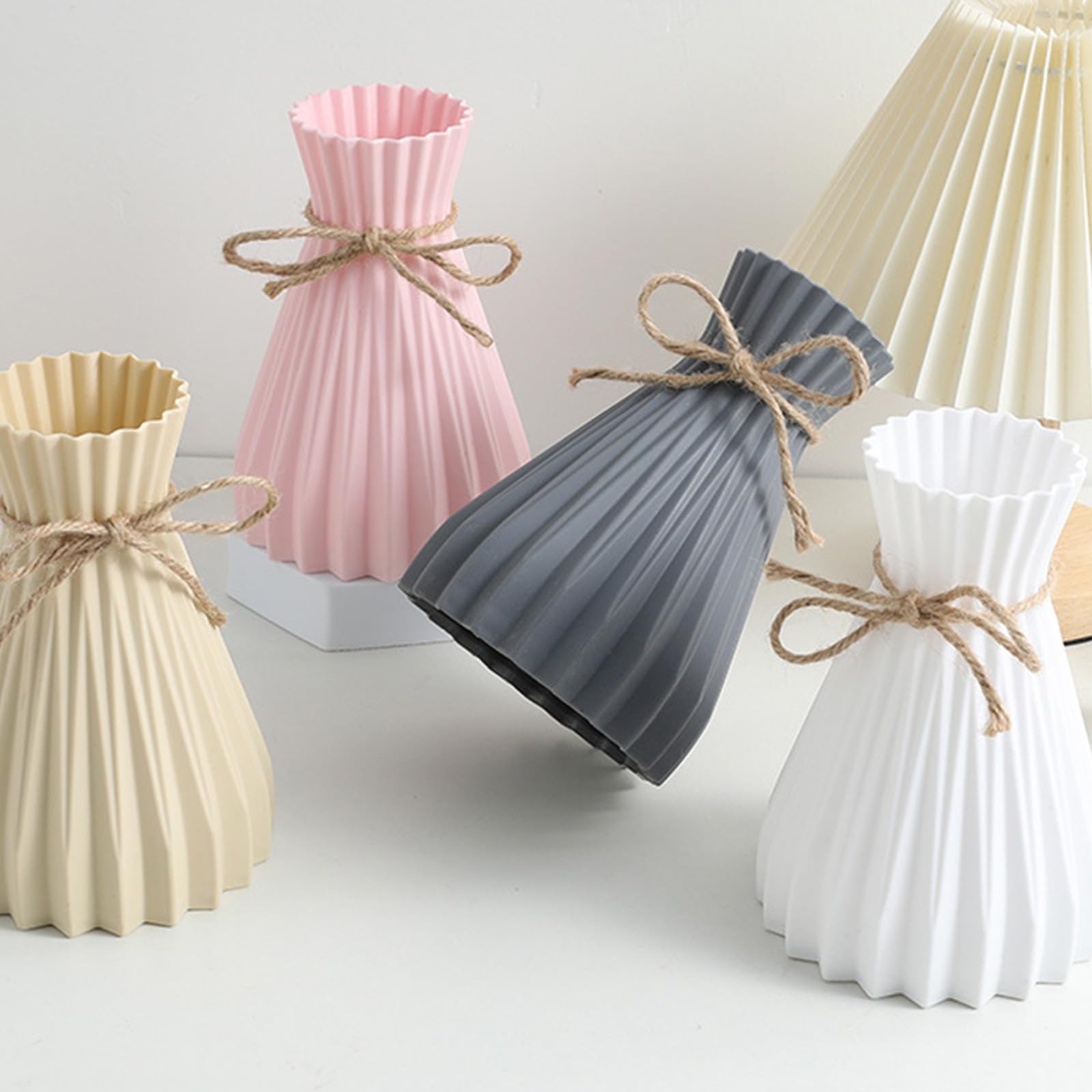 Unbreakable Nordic Flower Vase – Modern Plastic Flower Vase Decor Ideal for fresh or artificial flowers, this vase enhances living rooms, bedrooms, offices,shelves,wedding décor,or event centerpieces.