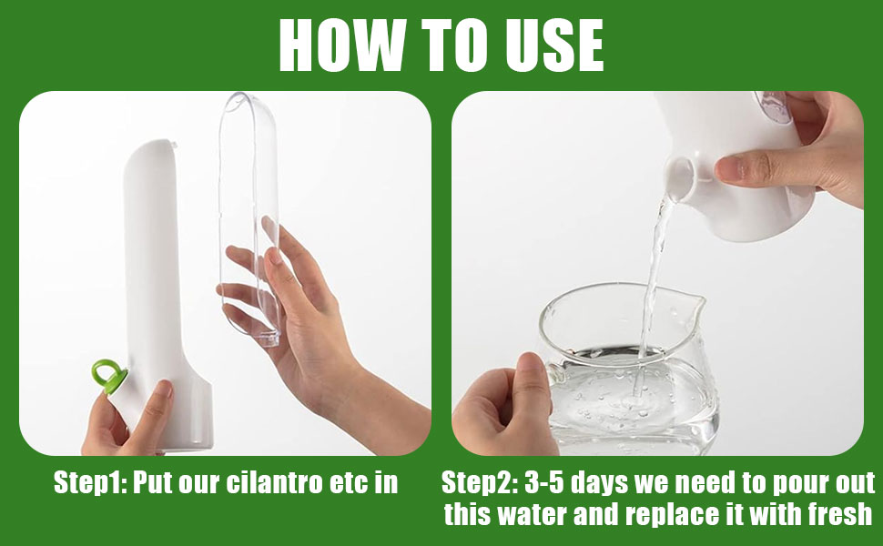 Herb Saver Pod Herb Keeper Vegetable Fresh Cilantro Containers for Refrigerator Keeping Bottle Herb Preserver It works by keeping the stems submerged in a refillable water reservoir for the leaves.