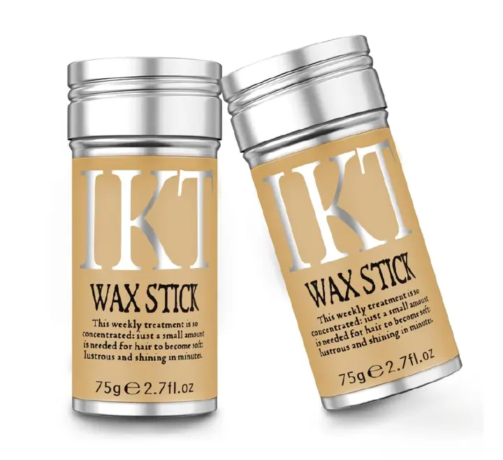 IKT Hair Wax Stick For Natural Hair & Wigs -Edge Control Hair Wax Stick Strong Hold Makes Hair Look Neat And Tidy Hair Syling Wax Stick providing a flexible hold without leaving white flakes etc .