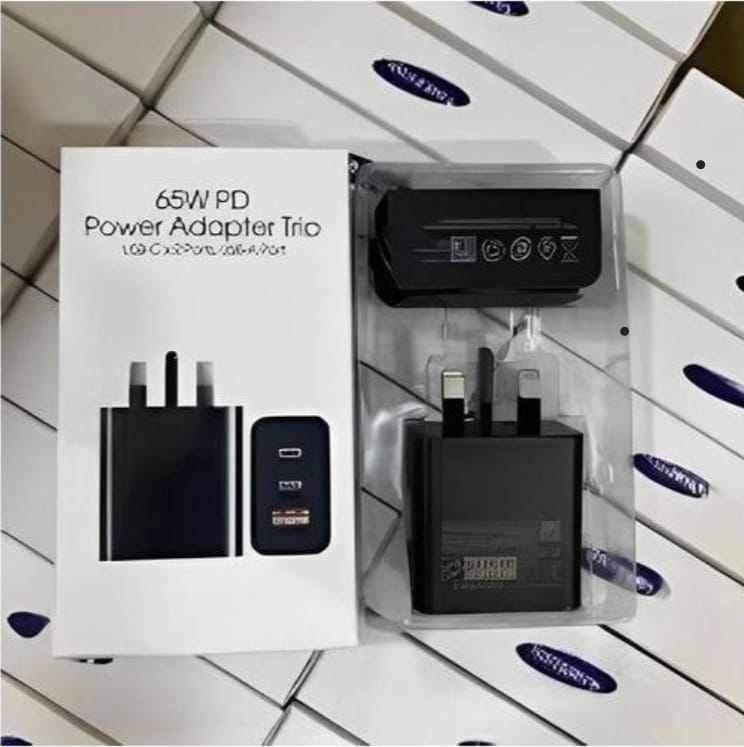 Name: 65W GaN Super Fast Charger – USB-C to USB-C PD Quick Charge Wall Adapter