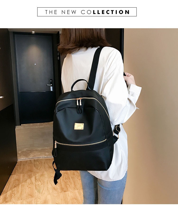 Shoulder Female Korean Style Popular Tide Oxford Cloth Fashion Ladies Academic Leisure New Ladies Pillow Backpack