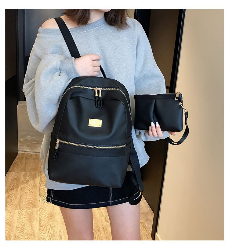 Shoulder Female Korean Style Popular Tide Oxford Cloth Fashion Ladies Academic Leisure New Ladies Pillow Backpack