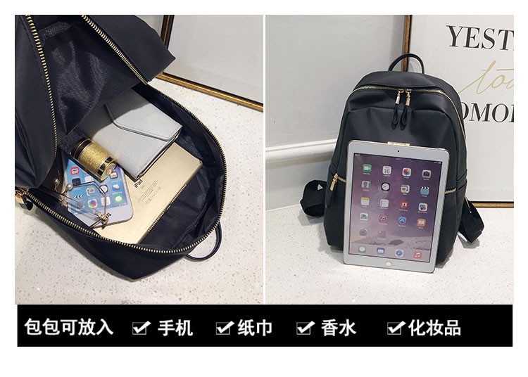 Shoulder Female Korean Style Popular Tide Oxford Cloth Fashion Ladies Academic Leisure New Ladies Pillow Backpack