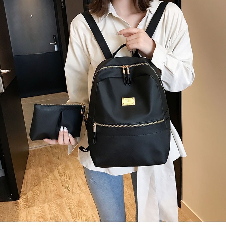 Shoulder Female Korean Style Popular Tide Oxford Cloth Fashion Ladies Academic Leisure New Ladies Pillow Backpack